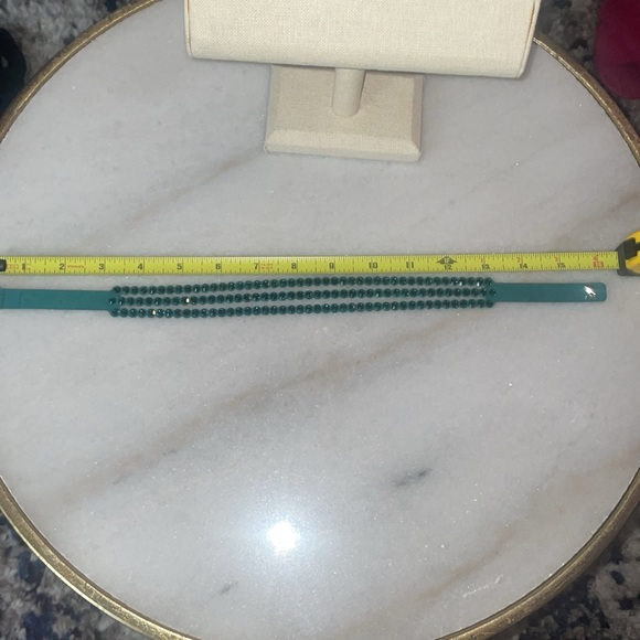 Green Crystal Swarovski crystal bracelet adjustable - Picture 3 of 3